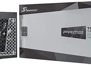 Seasonic PRIME TX-1000, 1000W 80+ Titanium, Full Modular, Fan Control in Fanless, Silent, and Cooling Mode,Perfect Power Supply for Gaming and High-Performance Systems, SSR-1000TR.