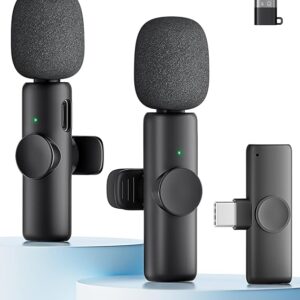 Wireless Microphone for iPhone iPad and Android Phone,