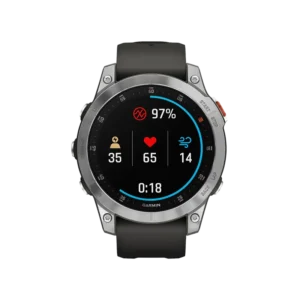 Garmin Fenix 7 Multisport GPS Watch Silver with Graphite Band